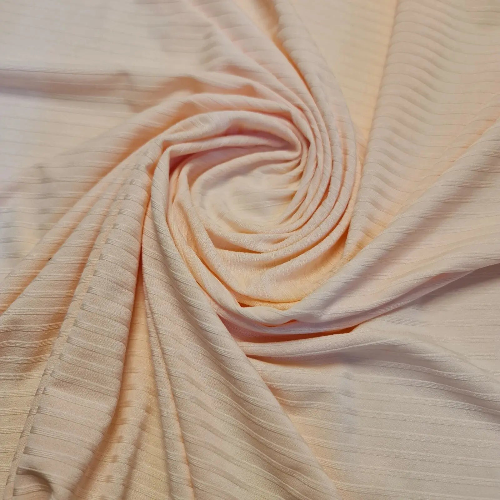 Plain & Printed Ribbed / Waffle Stretch Jersey Fabric | 58" (147cm) Wide Viscose Polyester Spandex 4-Way Stretch Dress & Craft Material – Sold by the Metre