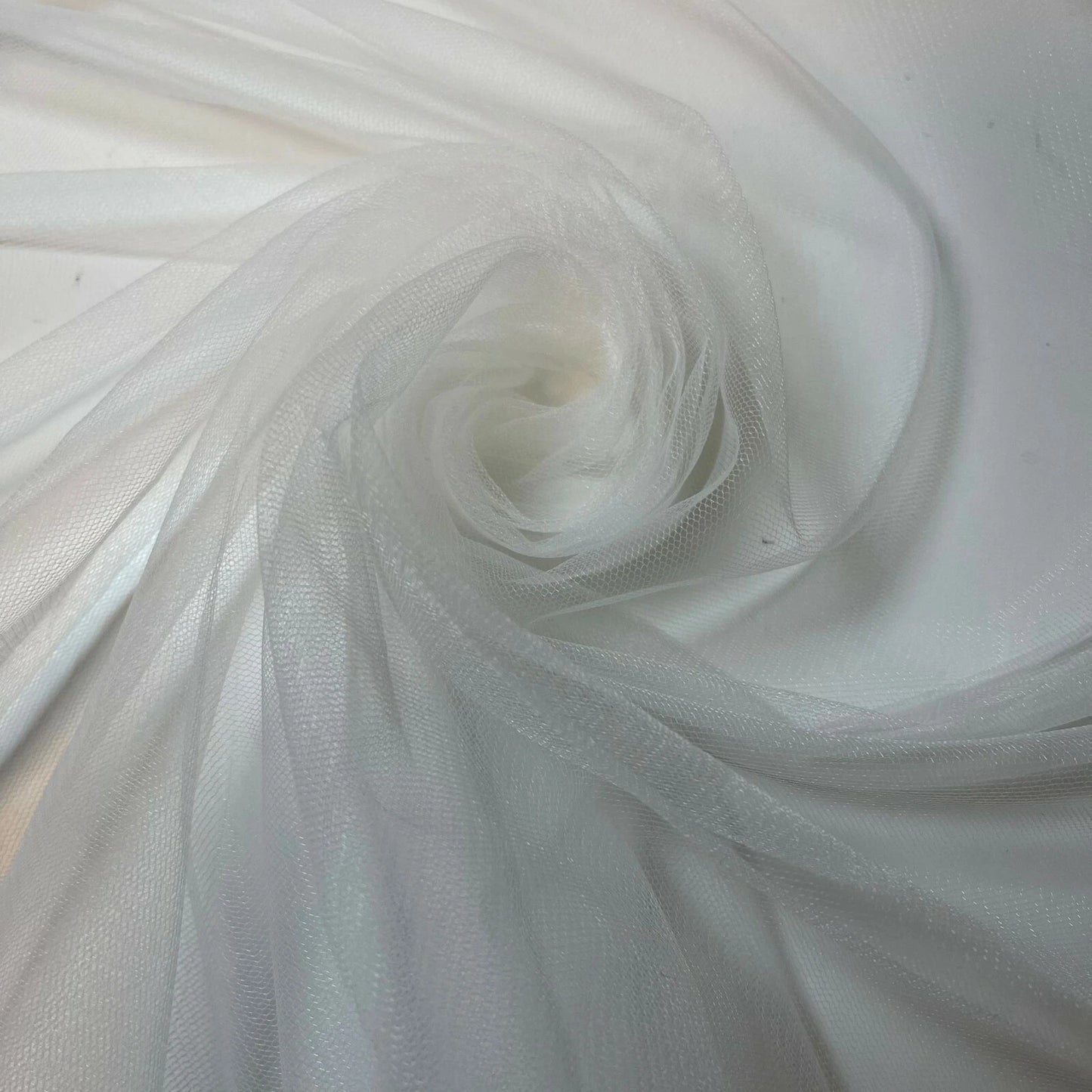 Premium Soft Plain Sheer Tulle Net Fabric | 58" (147cm) Wide for Tutu, Fairy Veil & Bridal Craft Projects – Sold by the Metre