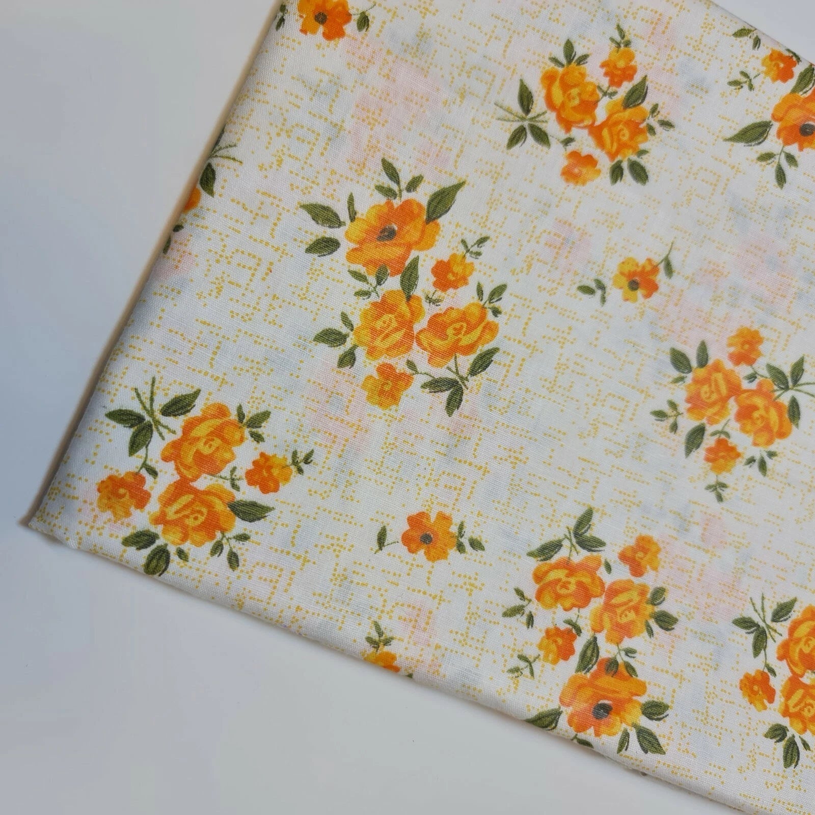 100% Cotton Printed Fabric | Leopard, Ditsy, Vintage, Polka & Rose Floral Designs – 44" (112cm) Wide Soft Dressmaking & Craft Material – Sold by the Metre