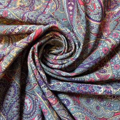 Scuba & Scuba Crepe Jersey Stretch Fabric | Printed Dress & Craft Material – Tartan, Floral, Paisley, Novelty Designs