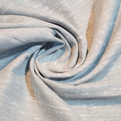 100% Natural Cotton Linen Mélange Fabric | Soft Dressmaking, Quilting & Craft Material 44" (112cm) Wide – Sold by the Meter