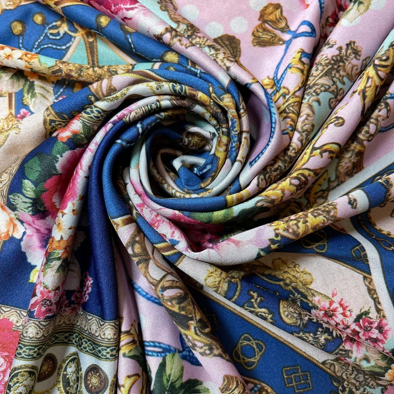 Scuba & Scuba Crepe Jersey Stretch Fabric | Printed Dress & Craft Material – Tartan, Floral, Paisley, Novelty Designs