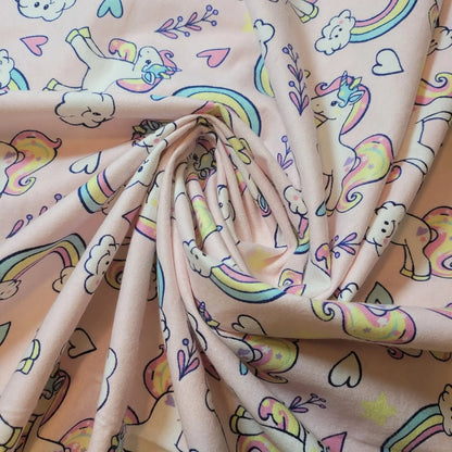 100% Cotton Brushed Flannel Winceyette Fabric | 44" (112cm) Wide Printed Quilting, Sewing & Craft Material – Sold by the Meter