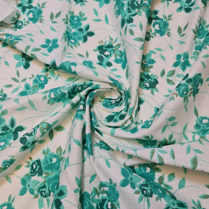 100% Cotton Printed Fabric | Leopard, Ditsy, Vintage, Polka & Rose Floral Designs – 44" (112cm) Wide Soft Dressmaking & Craft Material – Sold by the Metre