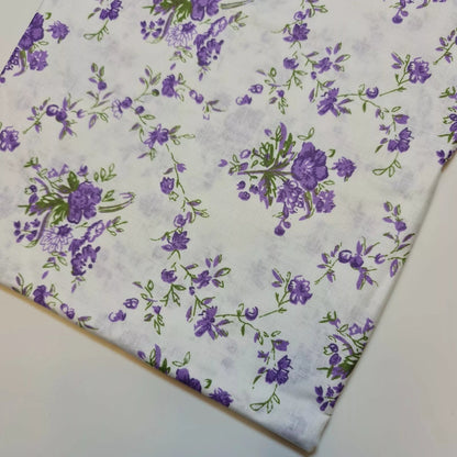 100% Cotton Printed Fabric | Leopard, Ditsy, Vintage, Polka & Rose Floral Designs – 44" (112cm) Wide Soft Dressmaking & Craft Material – Sold by the Metre