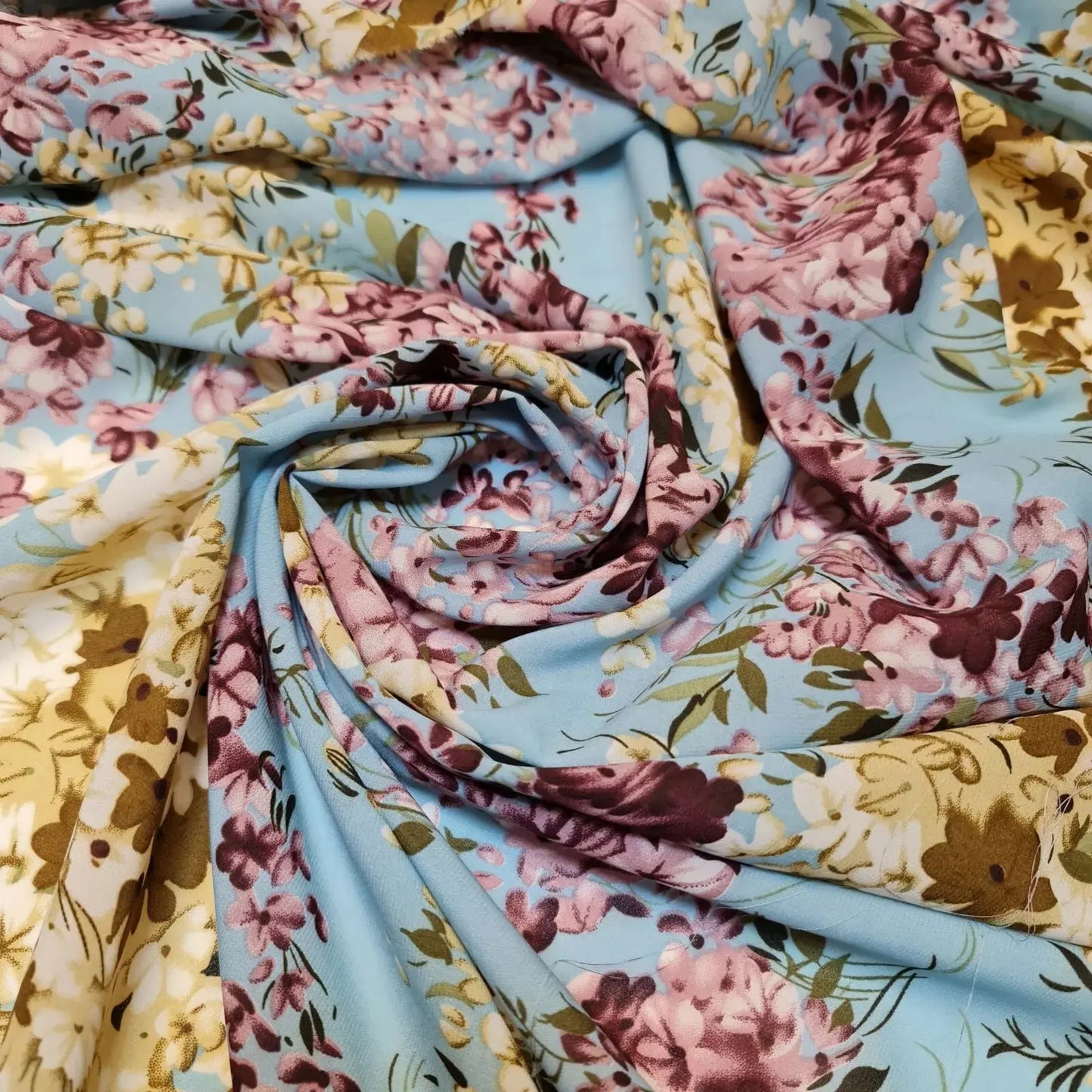 Floral, Animal & Paisley Printed Fabric | 58" (147cm) Wide Georgette, Chiffon & Crepe Dressmaking Material – Sold by the Metre