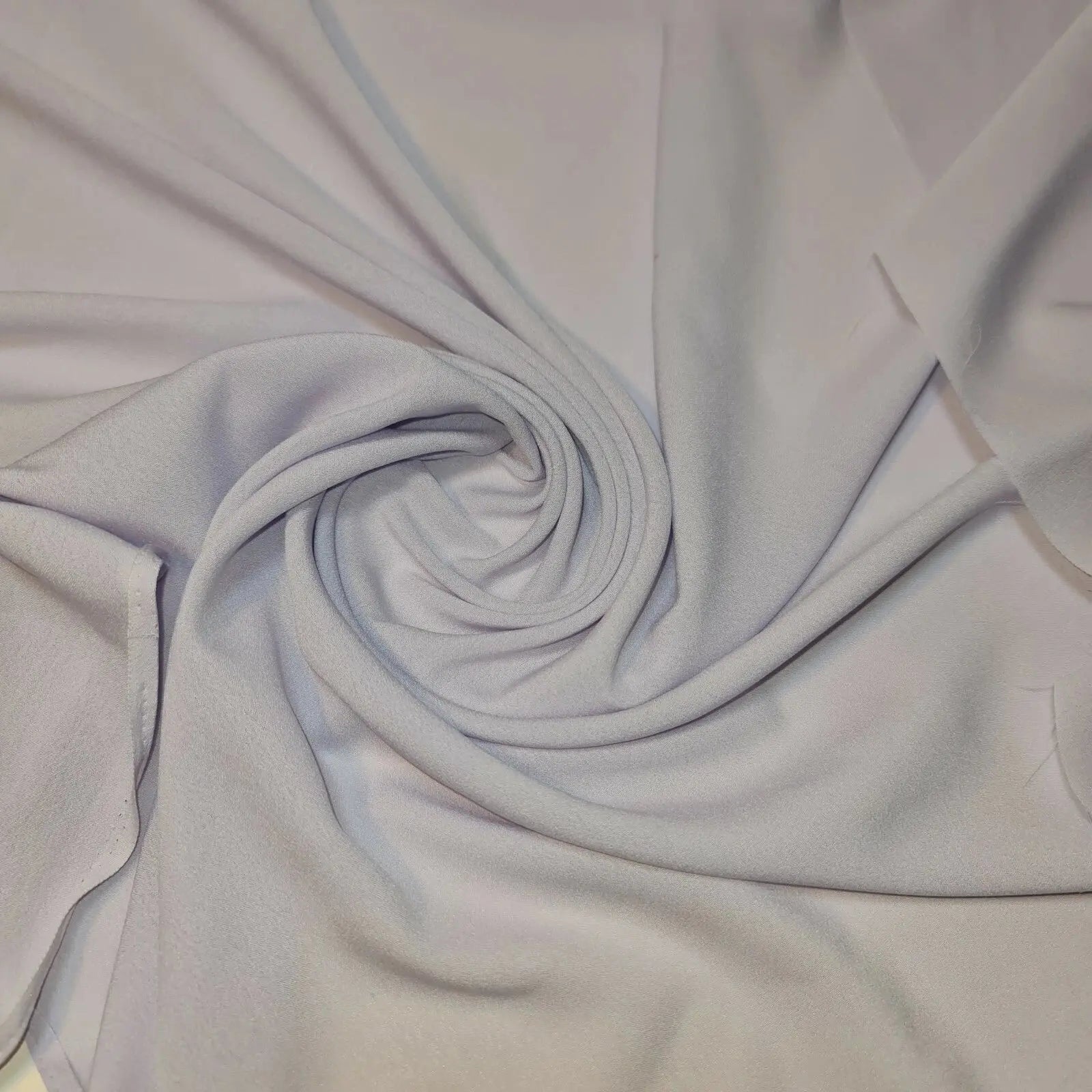 Plain American Crepe Powder Touch Polyester Fabric | 44" (112cm) Wide Dressmaking, Craft & Lining Material – Sold by the Metre