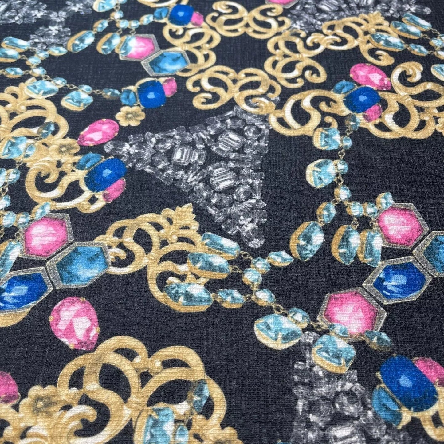 Scuba & Scuba Crepe Jersey Stretch Fabric | Printed Dress & Craft Material – Tartan, Floral, Paisley, Novelty Designs