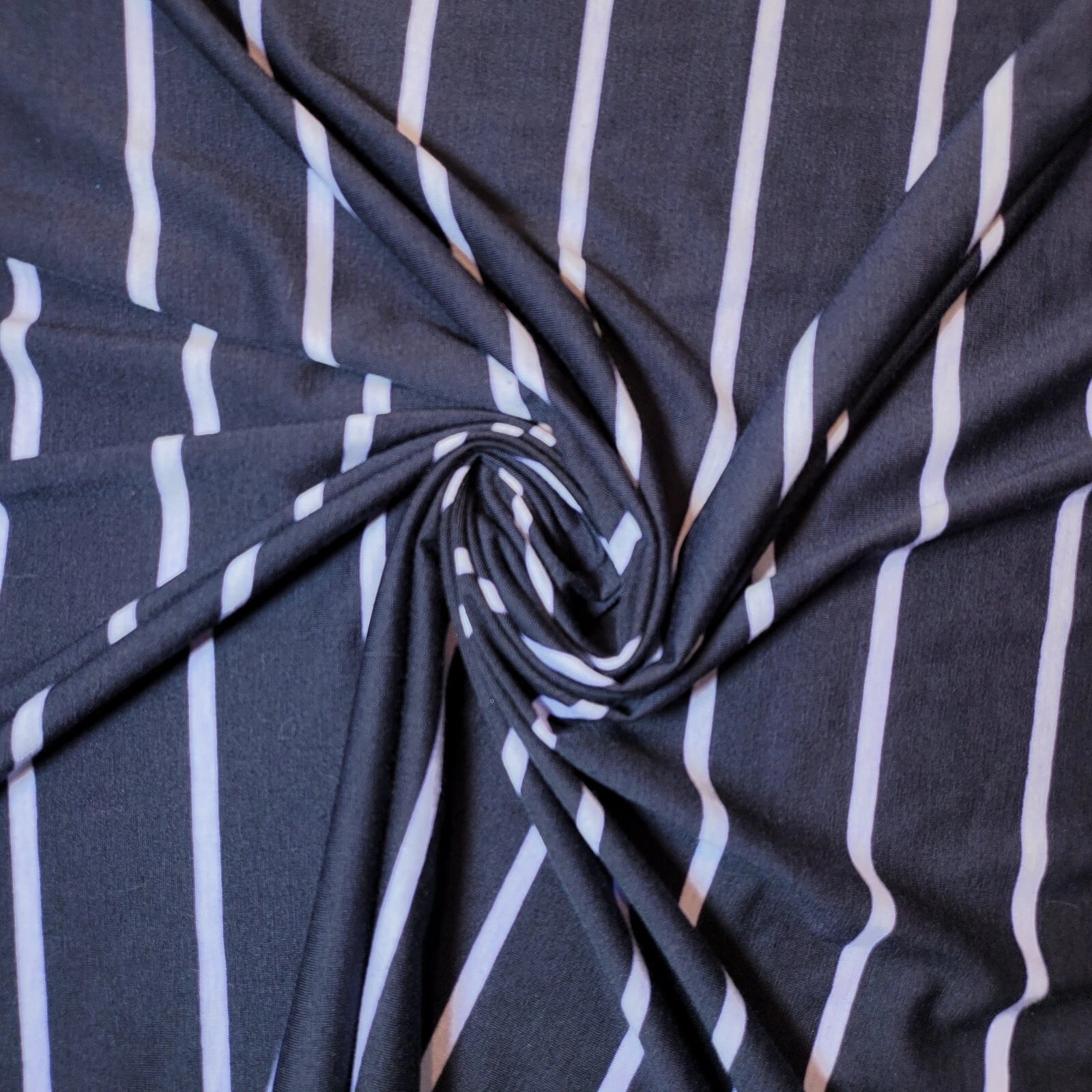 Cotton & Viscose Jersey Stretch Knit Fabric | Plain Solid & Printed Variants, 58