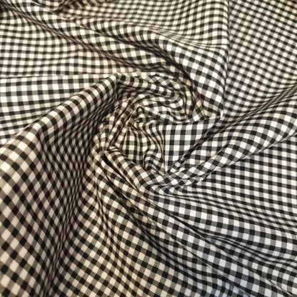 Polycotton Gingham Check Fabric – 1/8", 1/4" & 1" Checks 44" (112cm) Wide Dressmaking & Uniform Fabric by the Metre