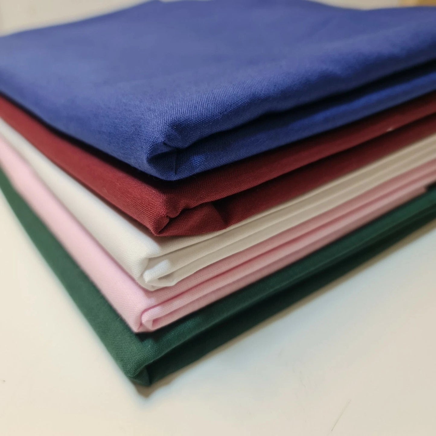 100% Cotton Plain Woven Poplin Fabric | 58" (147cm) Wide Dressmaking, Craft & Quilting Material – Sold by the Metre