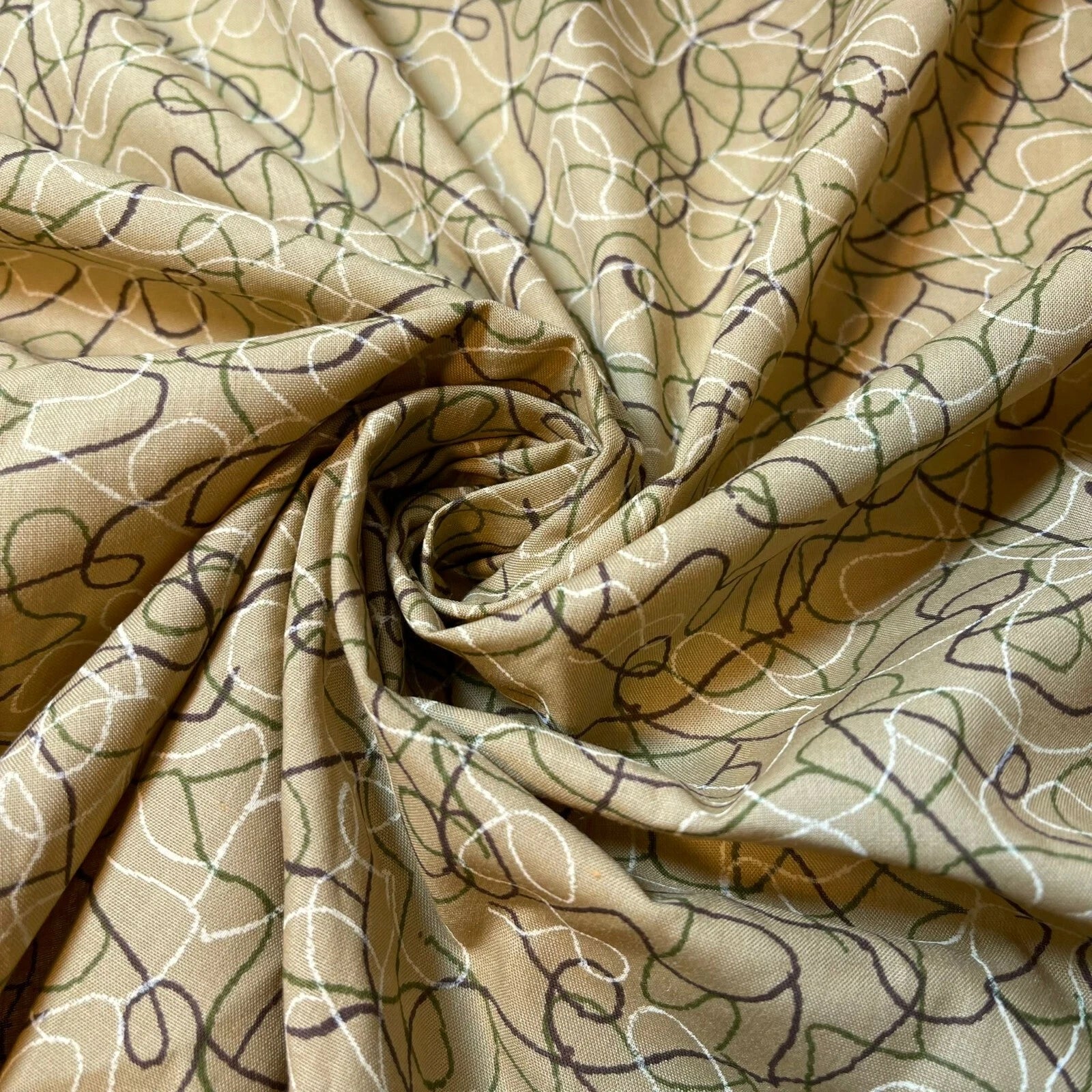 100% Cotton Vintage Floral Fabric | 44