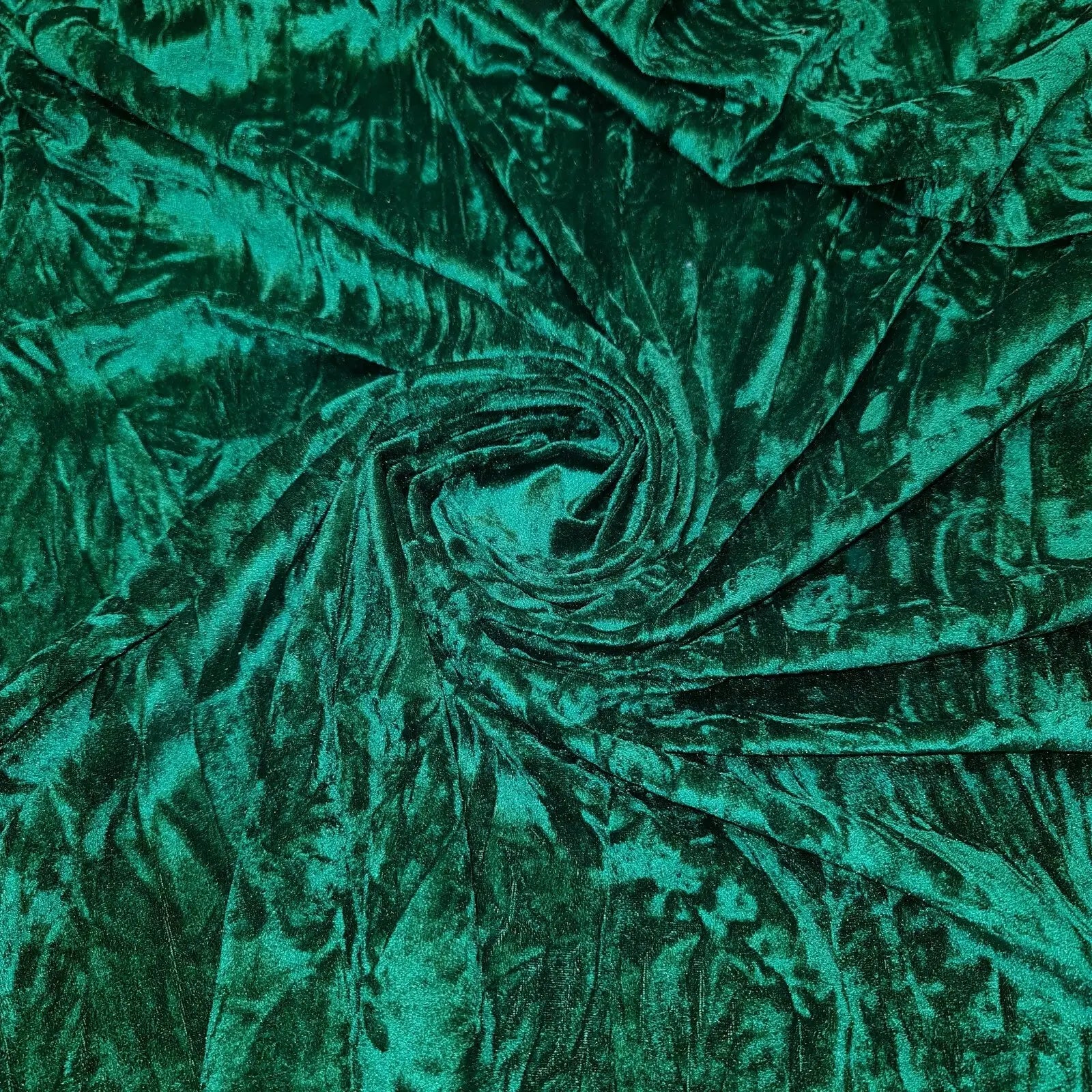 Premium Marble Crushed Velvet Fabric | 58" (147cm) Wide Solid Colours Medium-Weight Stretch Material – Sold by the Metre