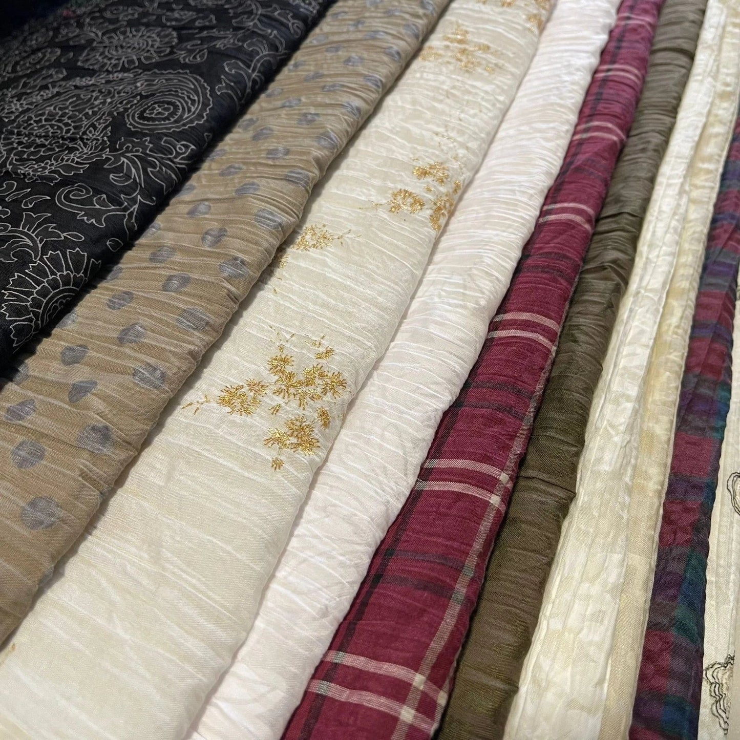 100% Cotton Crush Crinkle Fabric | 50" (127cm) Wide Soft Craft, Dress & Costume Material – Sold by the Meter