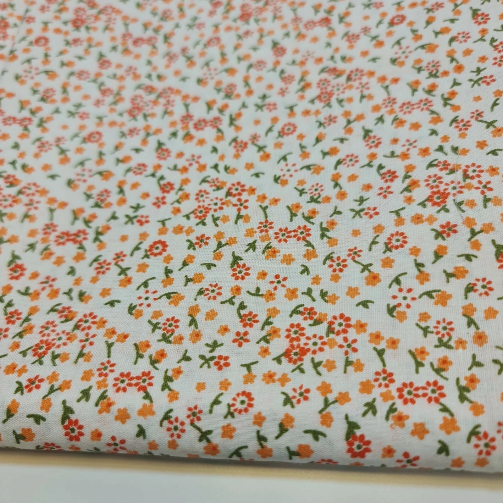 100% Cotton Printed Fabric | Leopard, Ditsy, Vintage, Polka & Rose Floral Designs – 44" (112cm) Wide Soft Dressmaking & Craft Material – Sold by the Metre