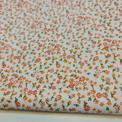 100% Cotton Printed Fabric | Leopard, Ditsy, Vintage, Polka & Rose Floral Designs – 44" (112cm) Wide Soft Dressmaking & Craft Material – Sold by the Metre