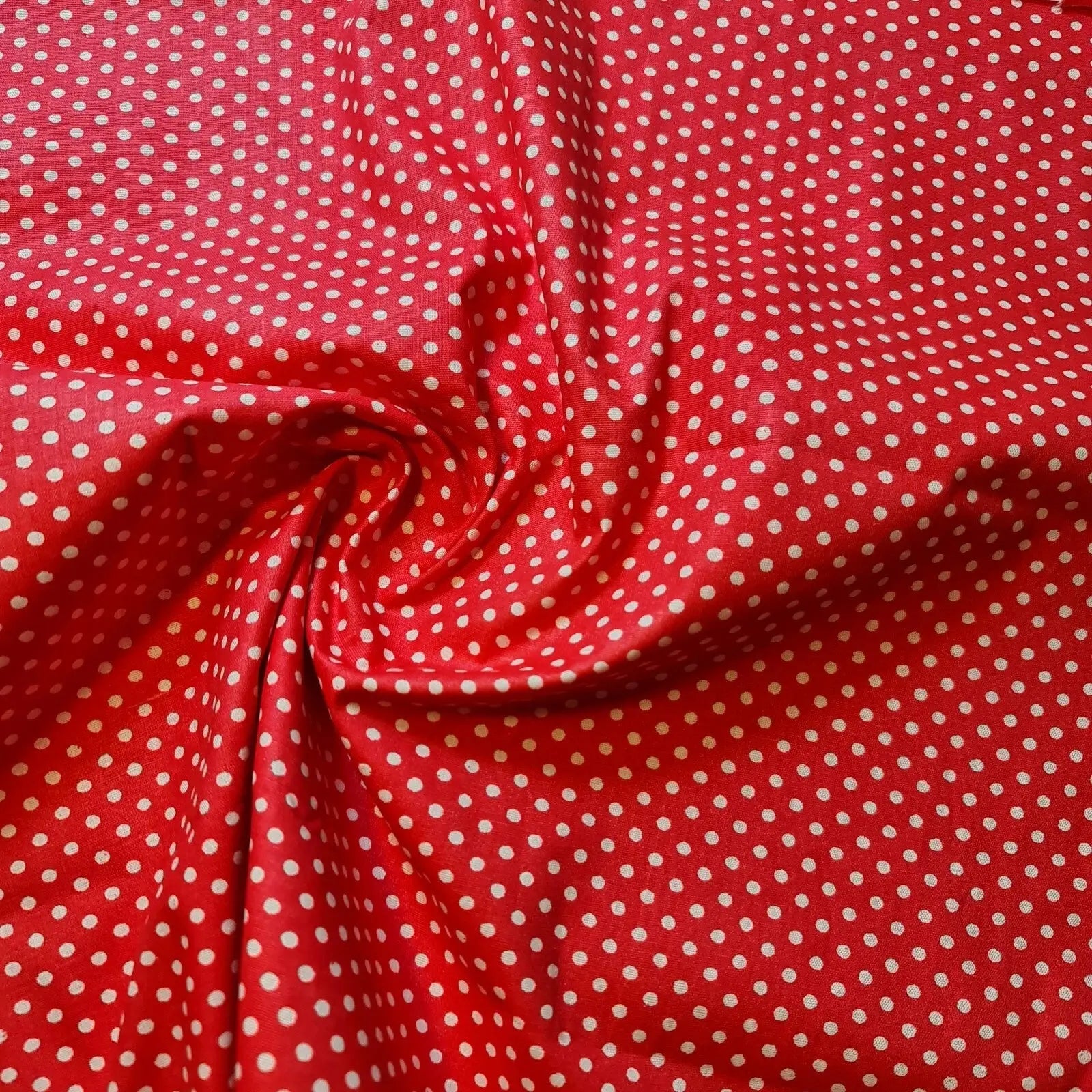 Pea Pin Spot Polka 100% Cotton Lawn Fabric | 44