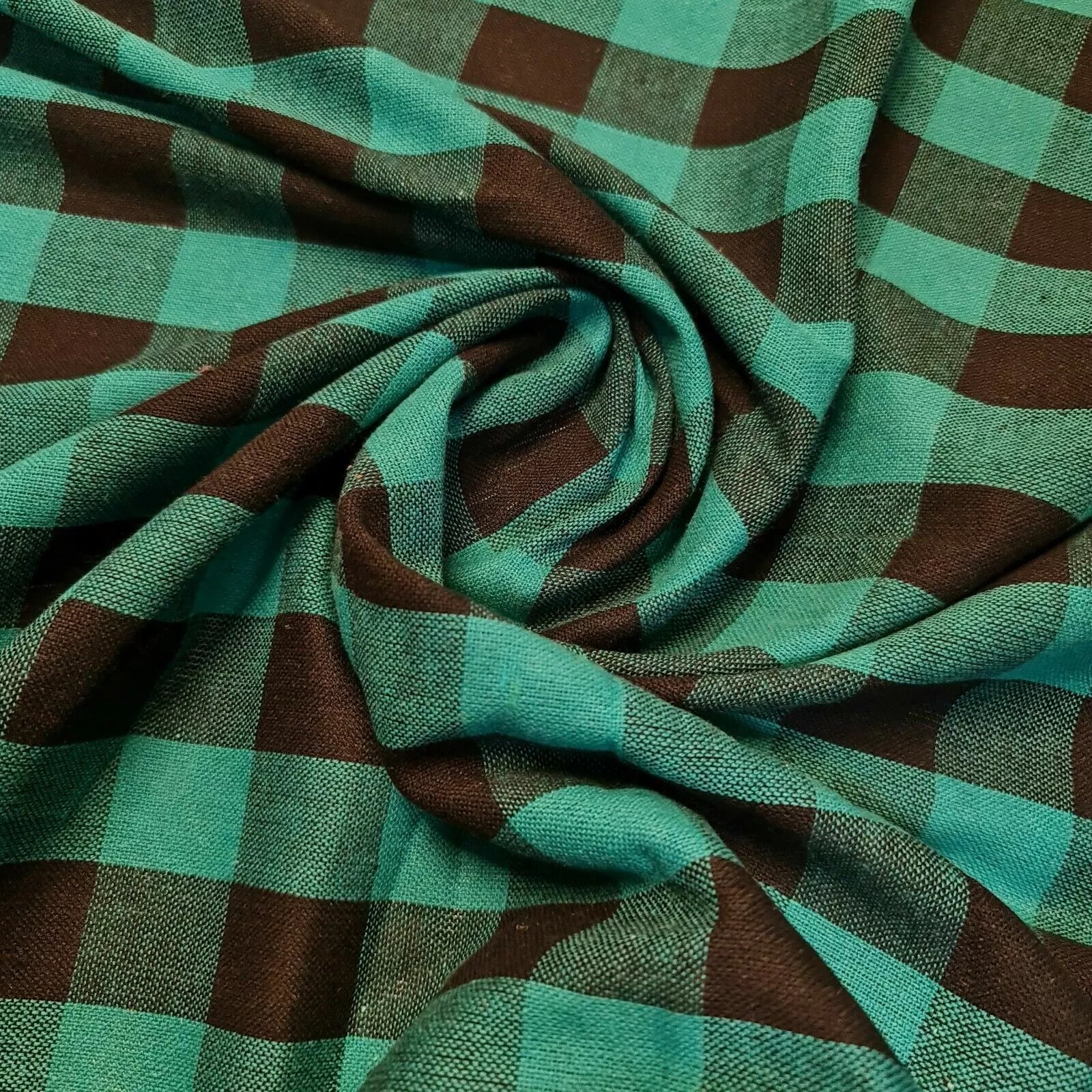 100% Cotton Gingham Check Plaid Fabric – 44