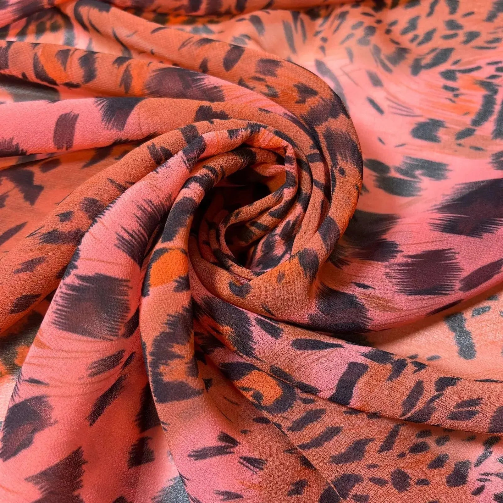 Floral Printed Polyester Georgette & Sheer Chiffon Fabric | 44