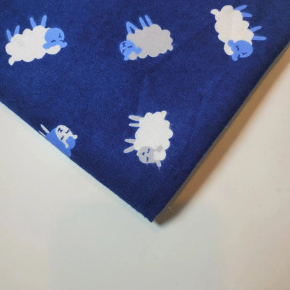 100% Cotton Brushed Flannel Winceyette Fabric | 44" (112cm) Wide Printed Quilting, Sewing & Craft Material – Sold by the Meter