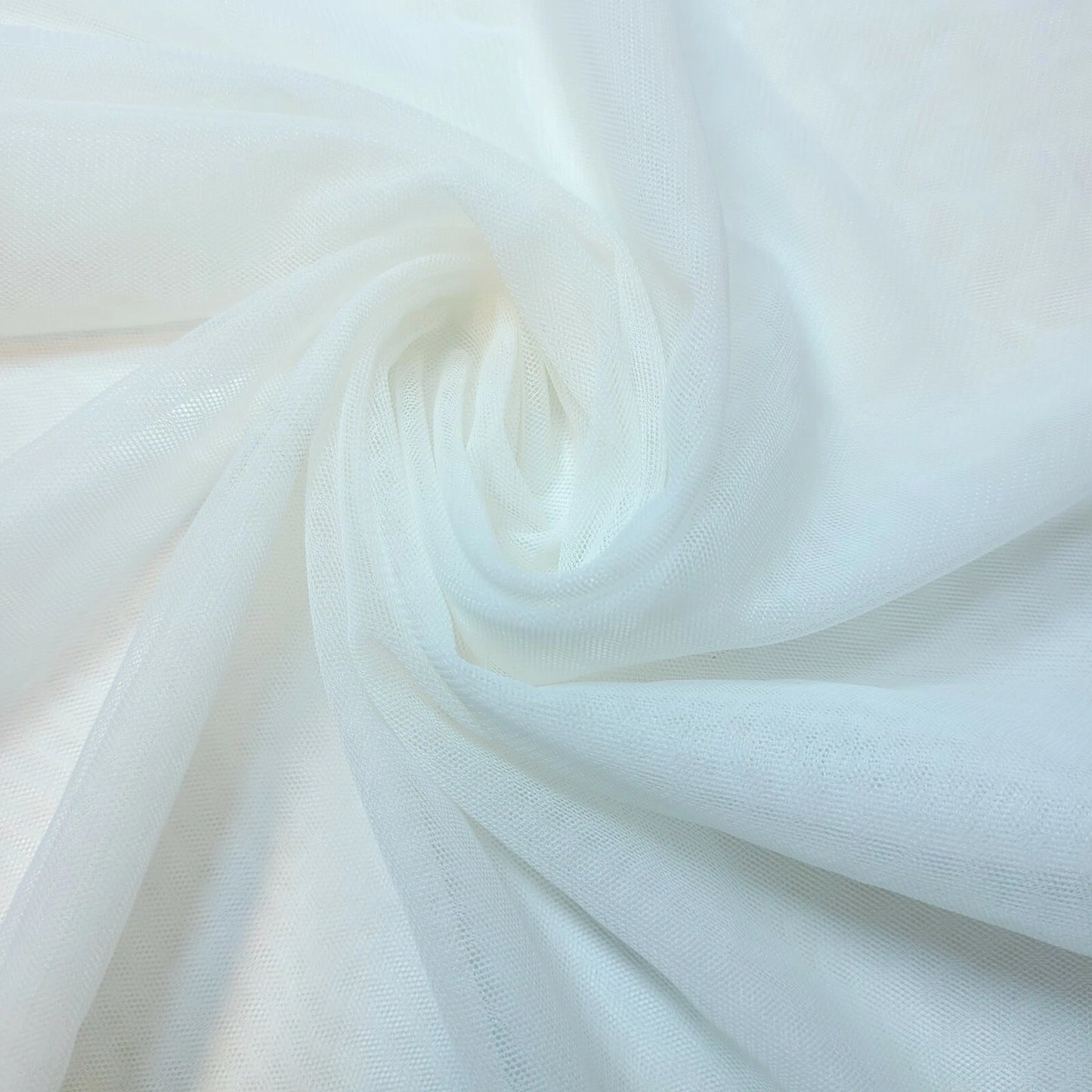 Premium Soft Plain Sheer Tulle Net Fabric | 58" (147cm) Wide for Tutu, Fairy Veil & Bridal Craft Projects – Sold by the Metre