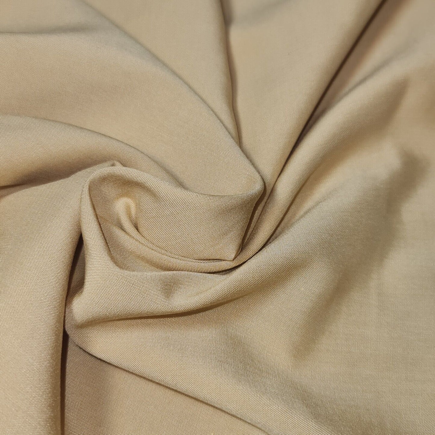 High Quality Poly Viscose Cotton Plain Fabric – 58" Wide Non-Stretch Dressmaking & Craft Material by the Metre
