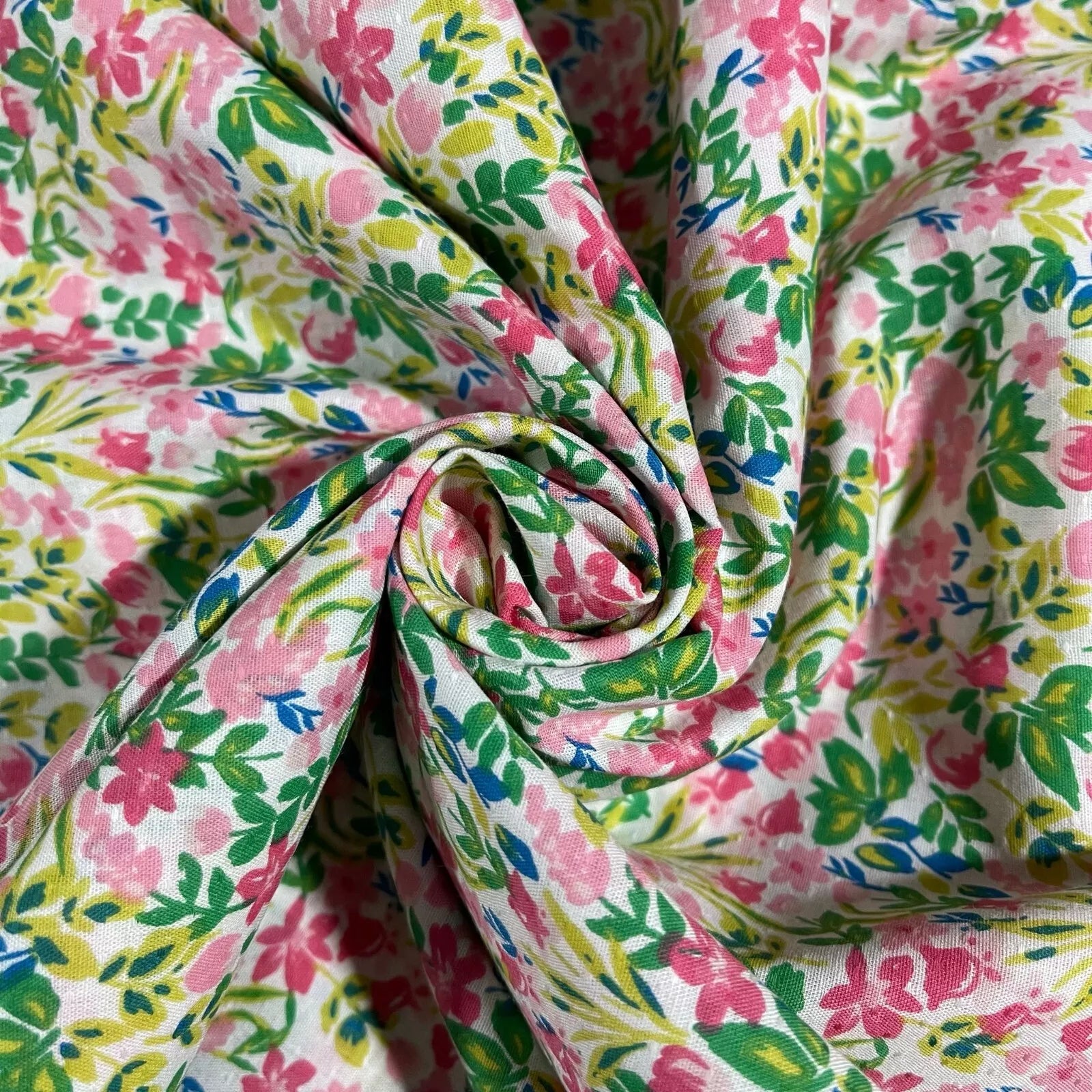 Floral Cotton Poplin & Cotton Drill Fabric | Rose & Hubble Ditsy & Printed Designs 58