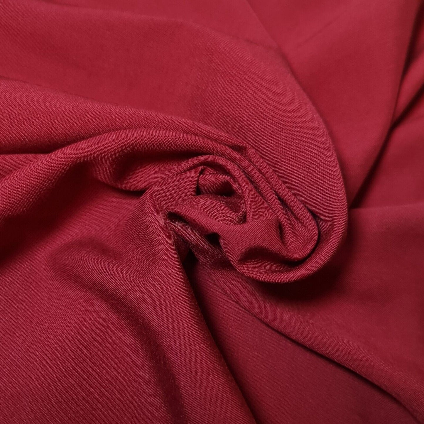 High Quality Poly Viscose Cotton Plain Fabric – 58" Wide Non-Stretch Dressmaking & Craft Material by the Metre