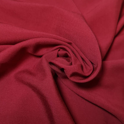 High Quality Poly Viscose Cotton Plain Fabric – 58" Wide Non-Stretch Dressmaking & Craft Material by the Metre