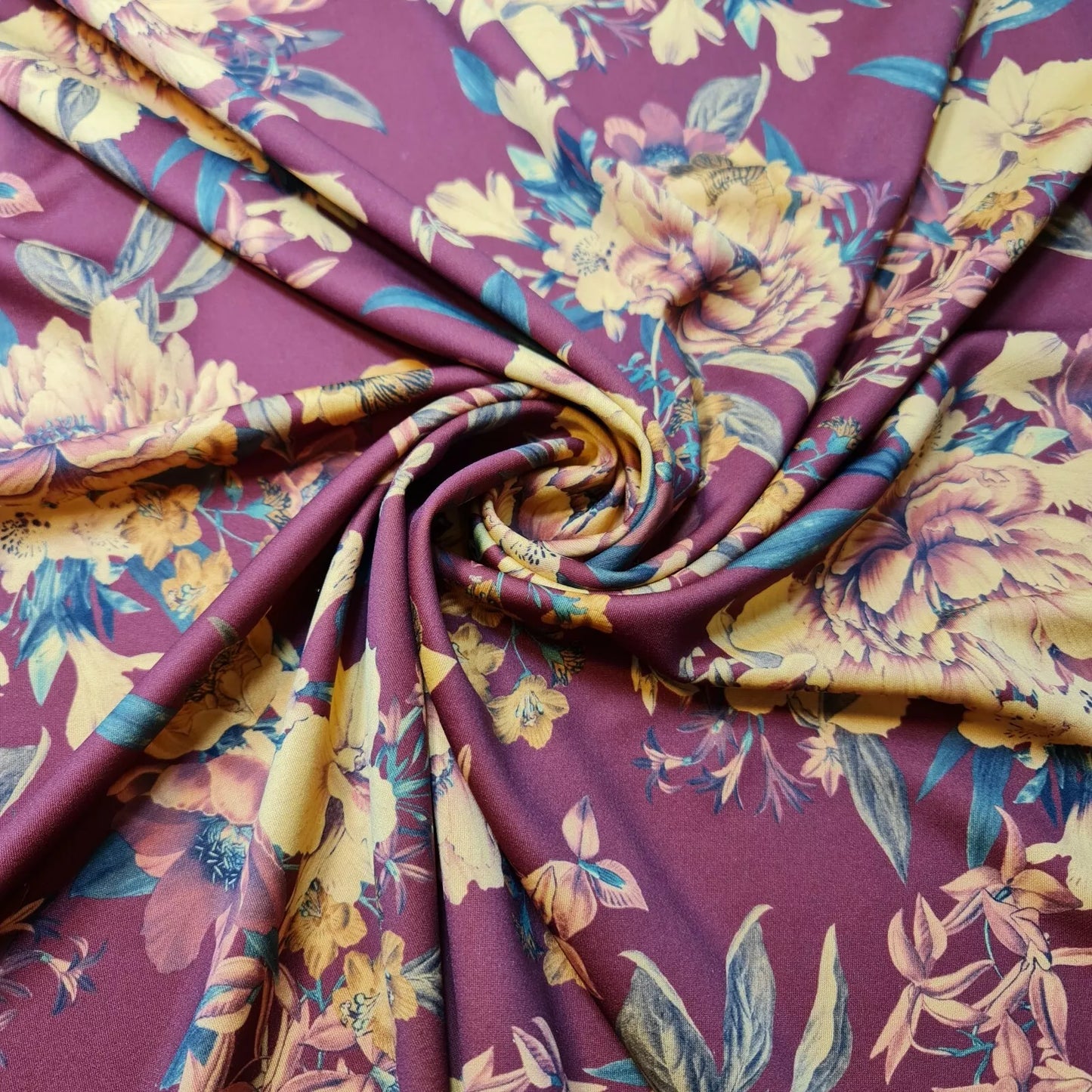 Scuba & Scuba Crepe Jersey Stretch Fabric | Printed Dress & Craft Material – Tartan, Floral, Paisley, Novelty Designs