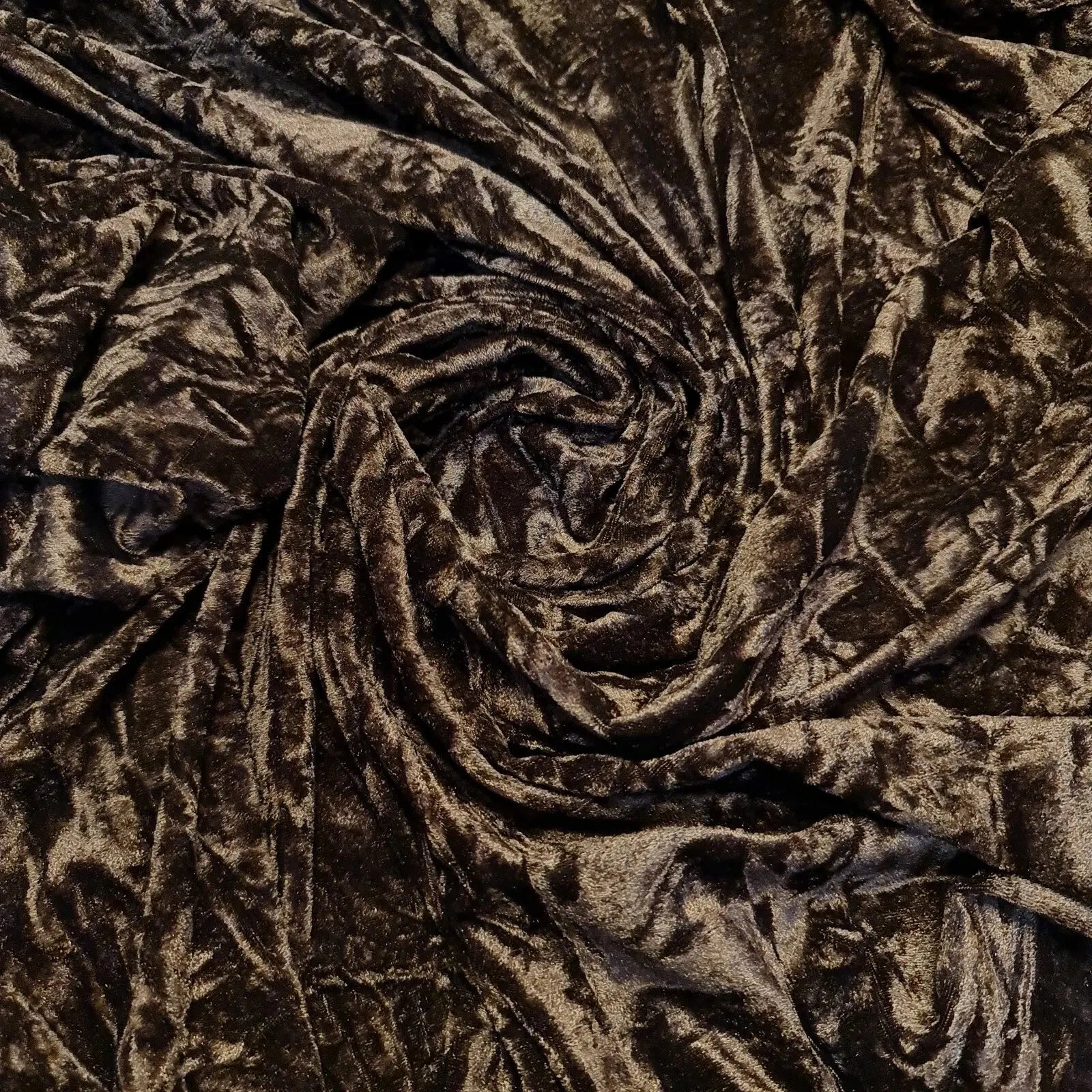Premium Marble Crushed Velvet Fabric | 58" (147cm) Wide Solid Colours Medium-Weight Stretch Material – Sold by the Metre