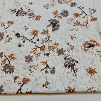 100% Cotton Printed Fabric | Leopard, Ditsy, Vintage, Polka & Rose Floral Designs – 44" (112cm) Wide Soft Dressmaking & Craft Material – Sold by the Metre