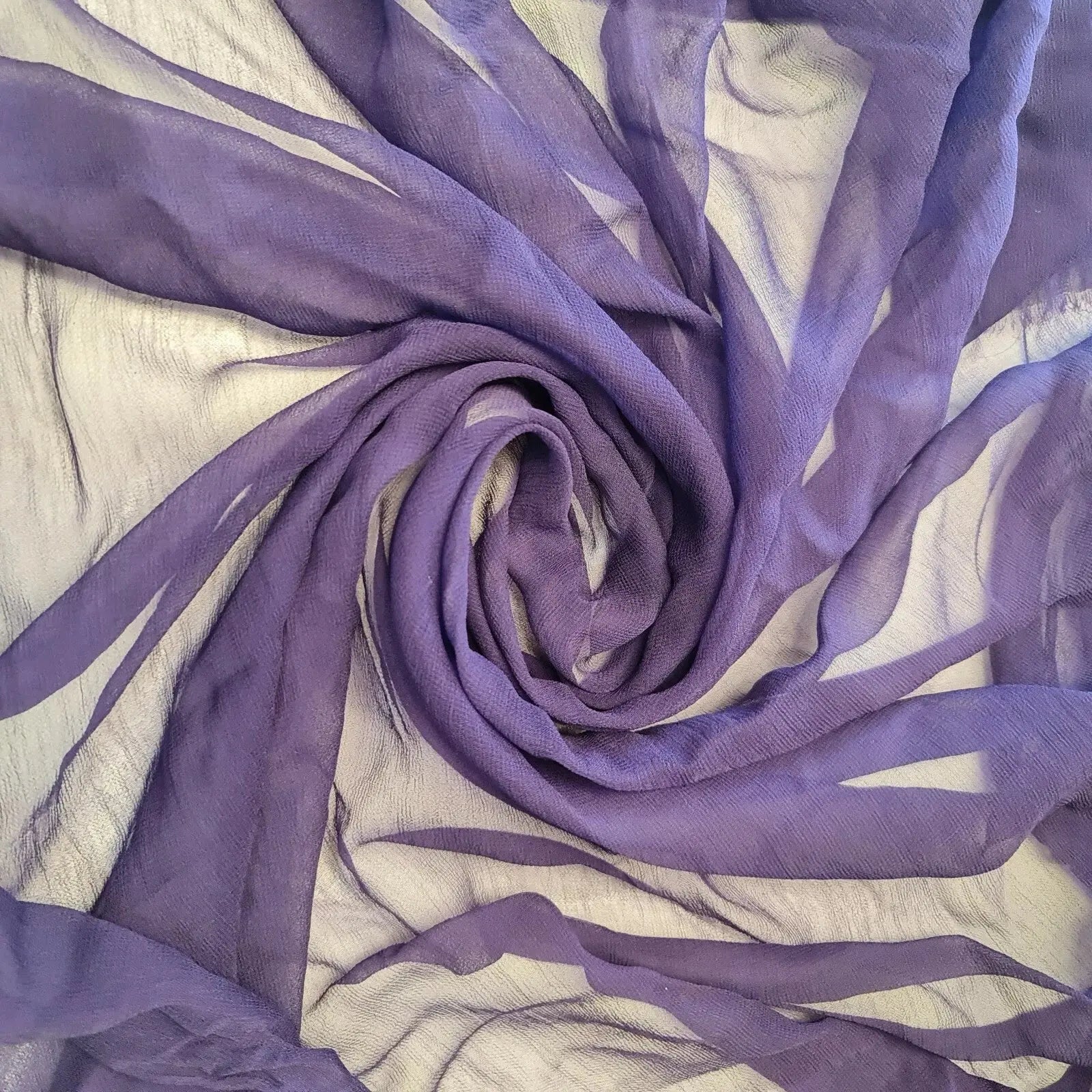 Vintage Japanese Crepe Silk Chiffon Georgette Fabric | Asahi Kasei | 36" (91cm) Wide Sheer Dress, Drape & Décor Material – Sold by the Metre