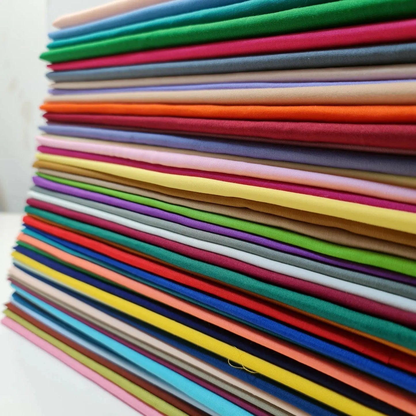 Plain Polycotton Fabric – 112cm (44") Wide Premium Dyed by the Metre