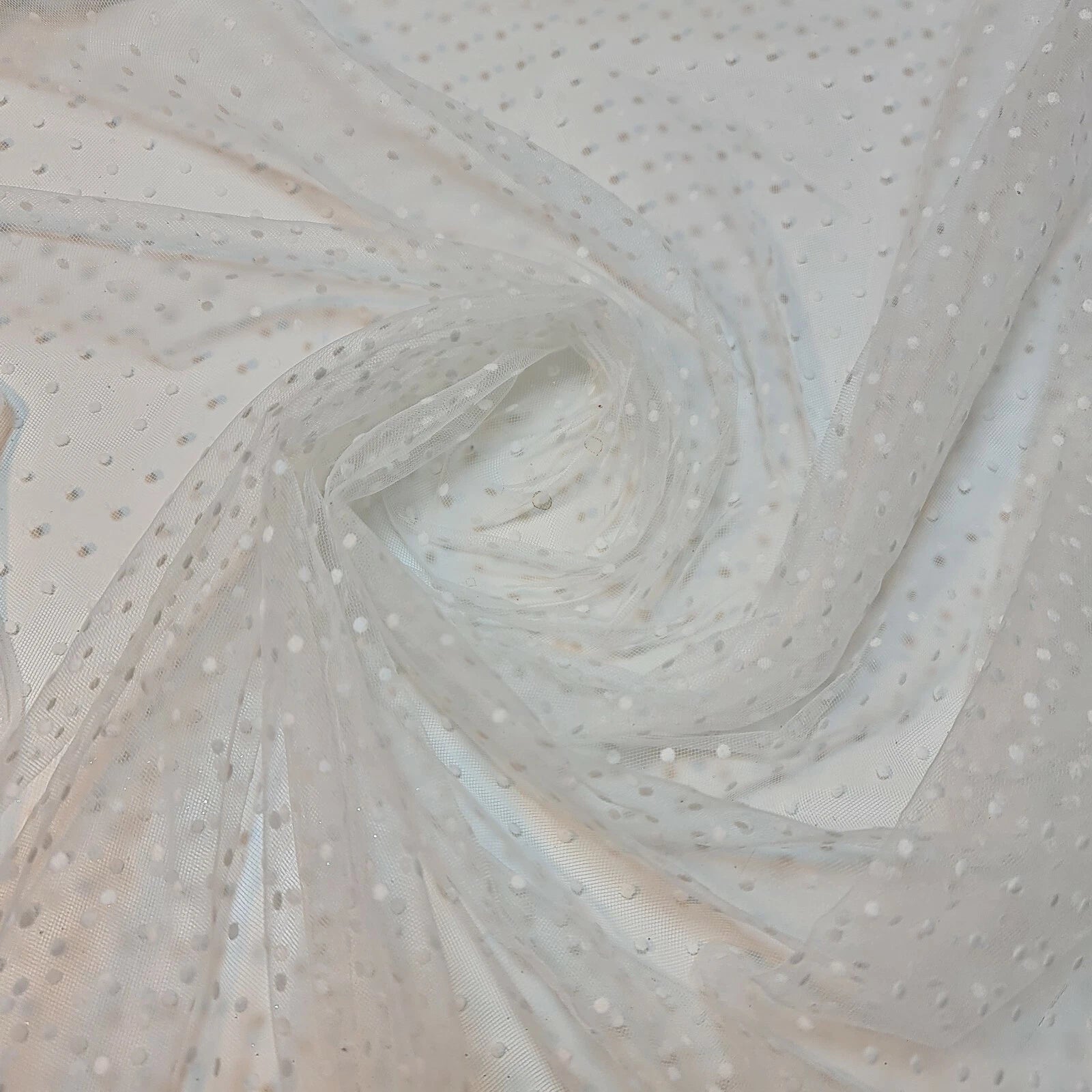 Premium Soft Plain Sheer Tulle Net Fabric | 58