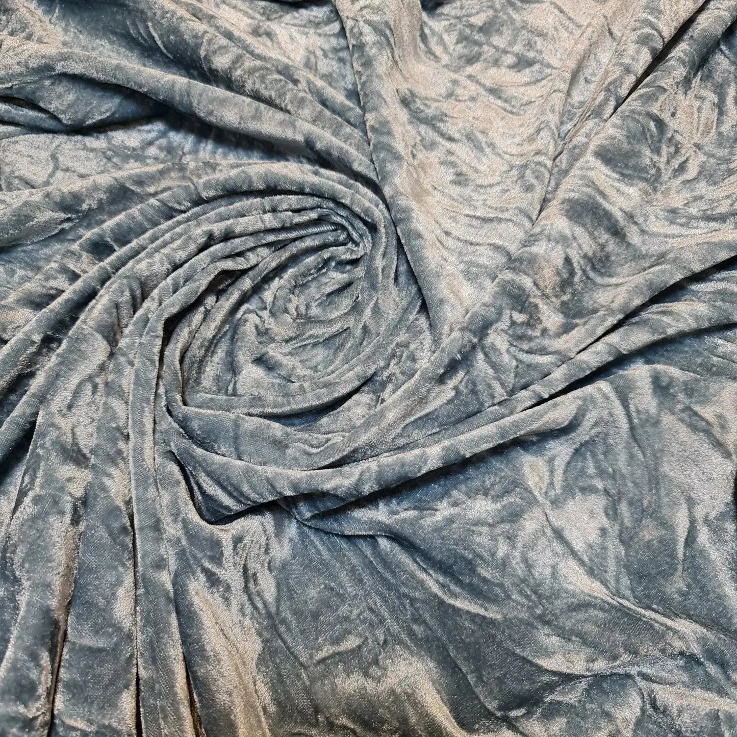 Premium Marble Crushed Velvet Fabric | 58" (147cm) Wide Solid Colours Medium-Weight Stretch Material – Sold by the Metre