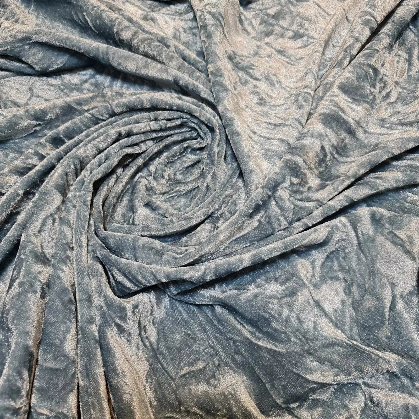 Premium Marble Crushed Velvet Fabric | 58" (147cm) Wide Solid Colours Medium-Weight Stretch Material – Sold by the Metre