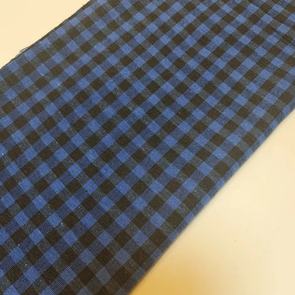 100% Cotton Gingham 1/8" Check Plaid Fabric | Parna Patka Dastaar Cloth for Sewing & Crafts – 23 Meter Roll