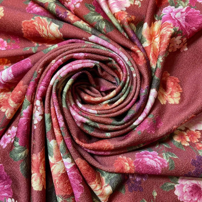 Printed ITY Jersey Fabric | 58" (147cm) Wide Nylon Lycra 4-Way Stretch Spandex for Dresses & Swimwear – Sold by the Metre