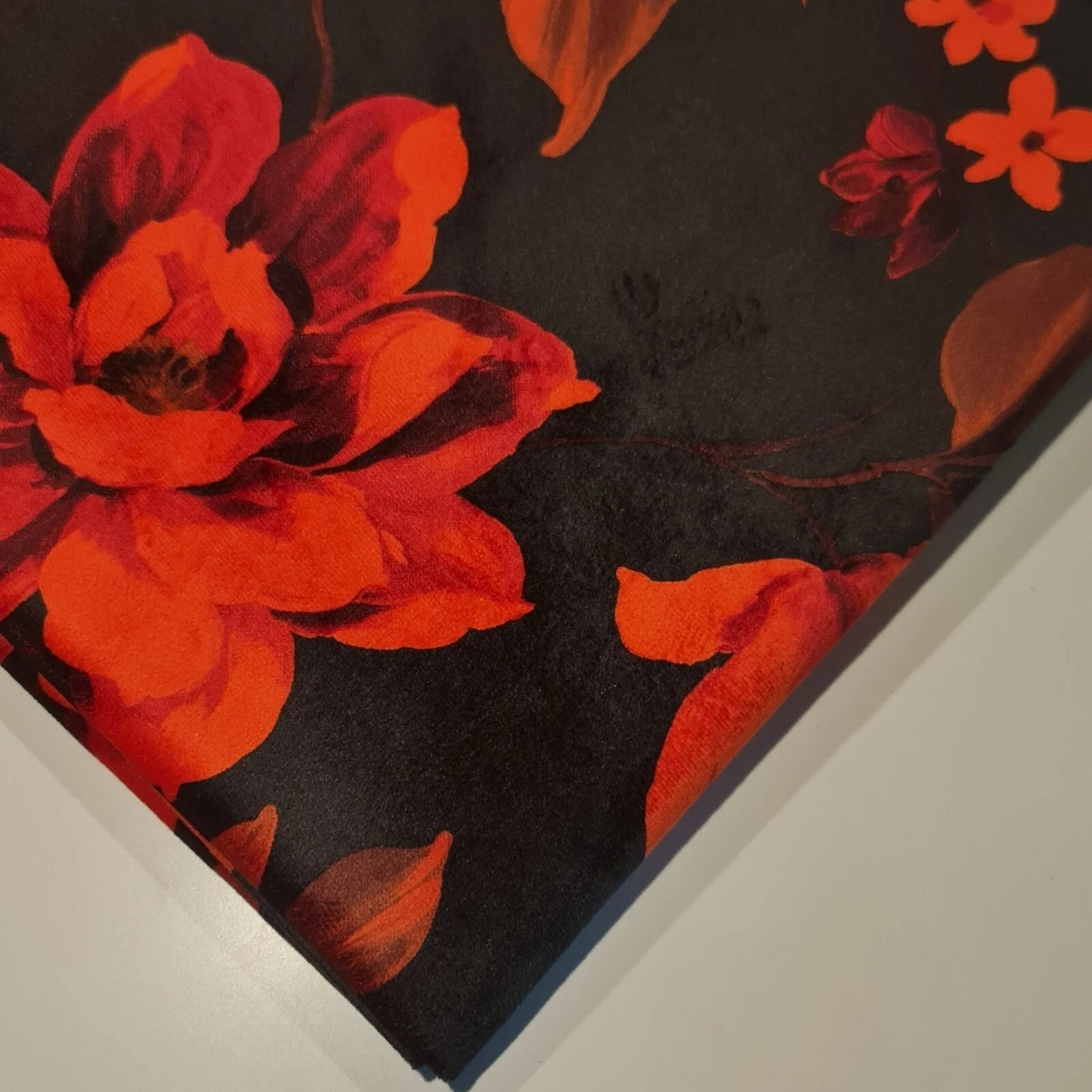 Plush Printed, Plain & Crushed Velvet Fabric | 58" (147cm) Wide Soft Upholstery, Cushion & Curtain Material – Sold by the Meter