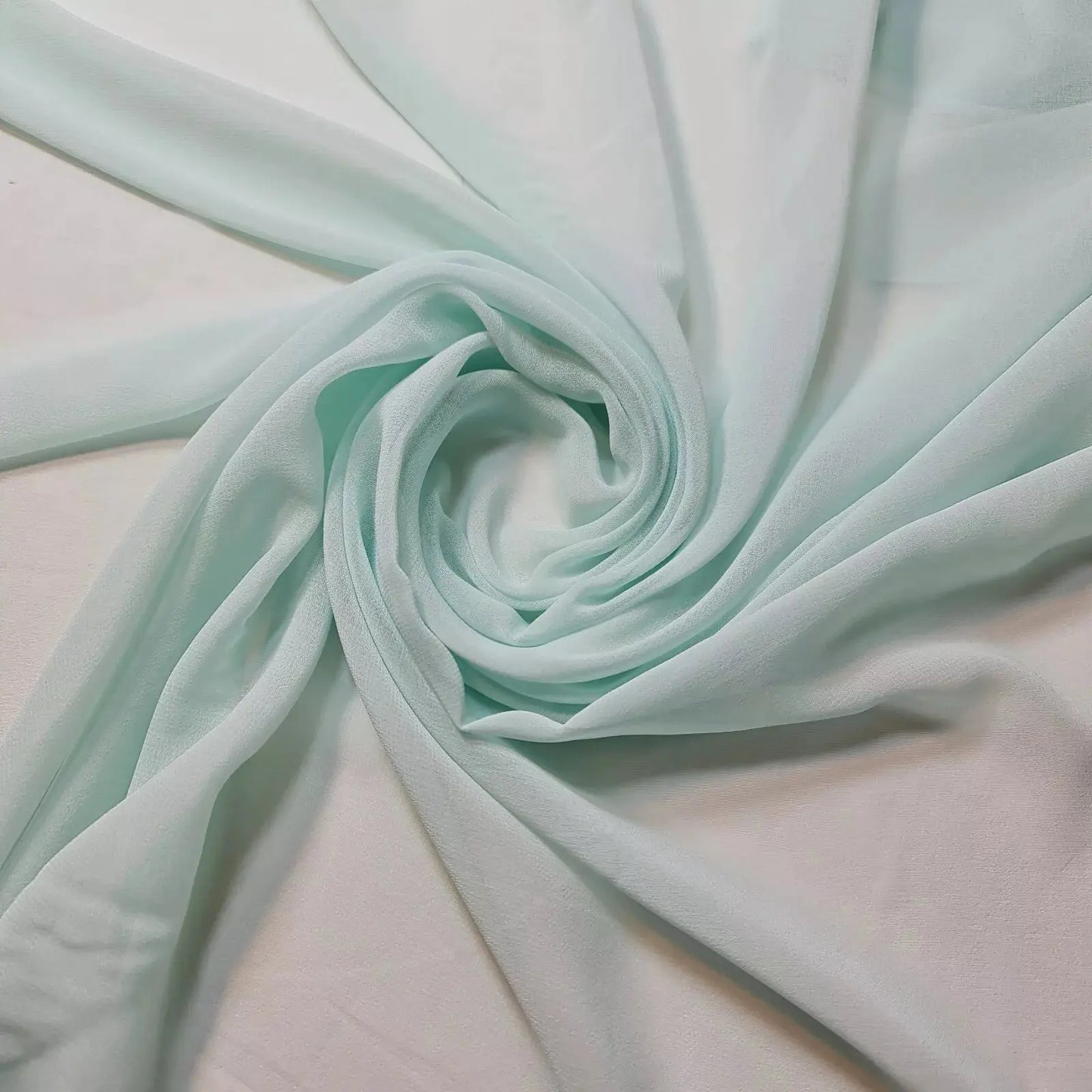 Crepe Chiffon Sheer Fabric | 58" (147cm) Wide Wedding Décor, Drape, Dressmaking & Craft Material – Sold by the Metre