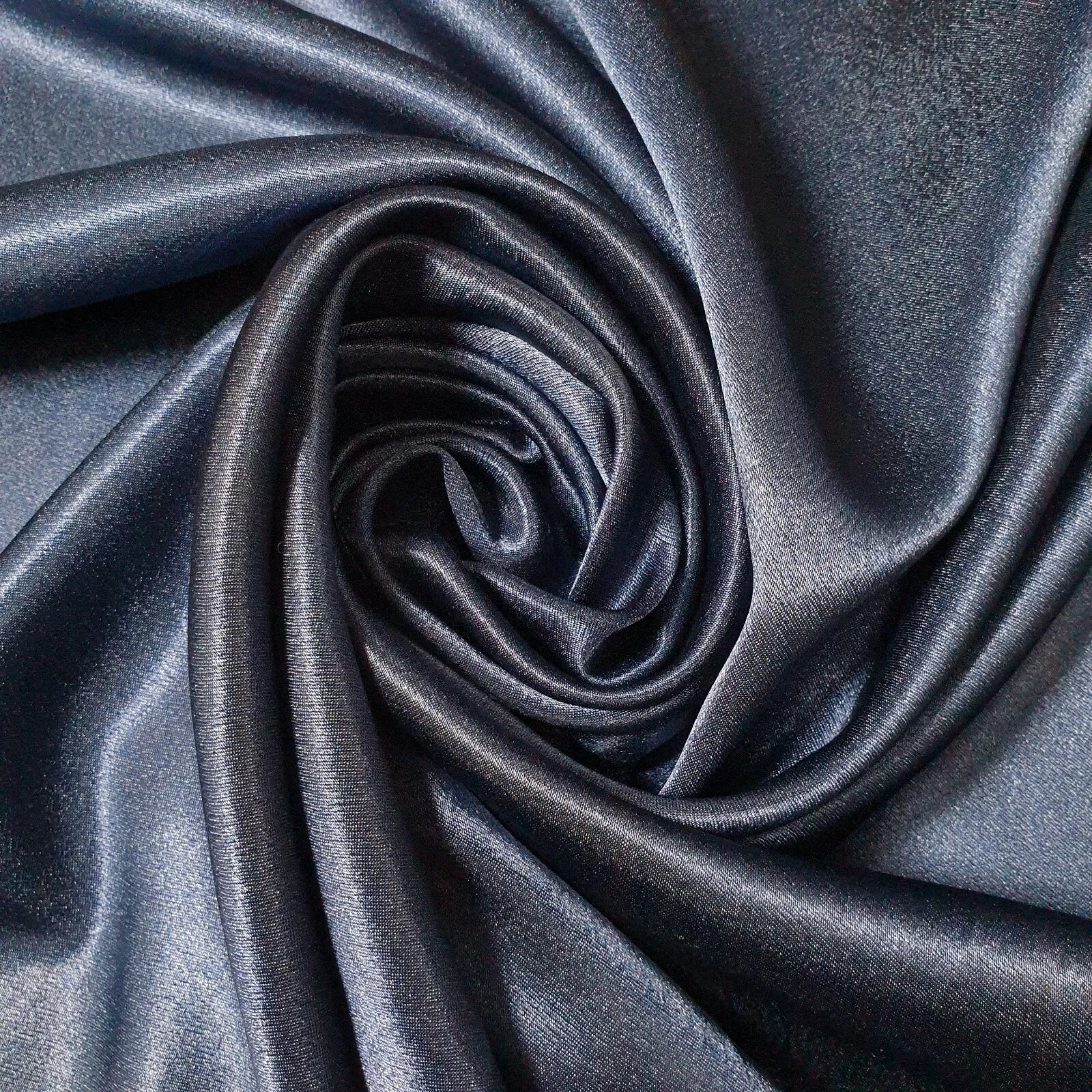 Plain Silky Satin Crepe Back Fabric | 58" (147cm) Wide | 50+ Colours | Dressmaking, Wedding & Craft Material – Sold by the Metre