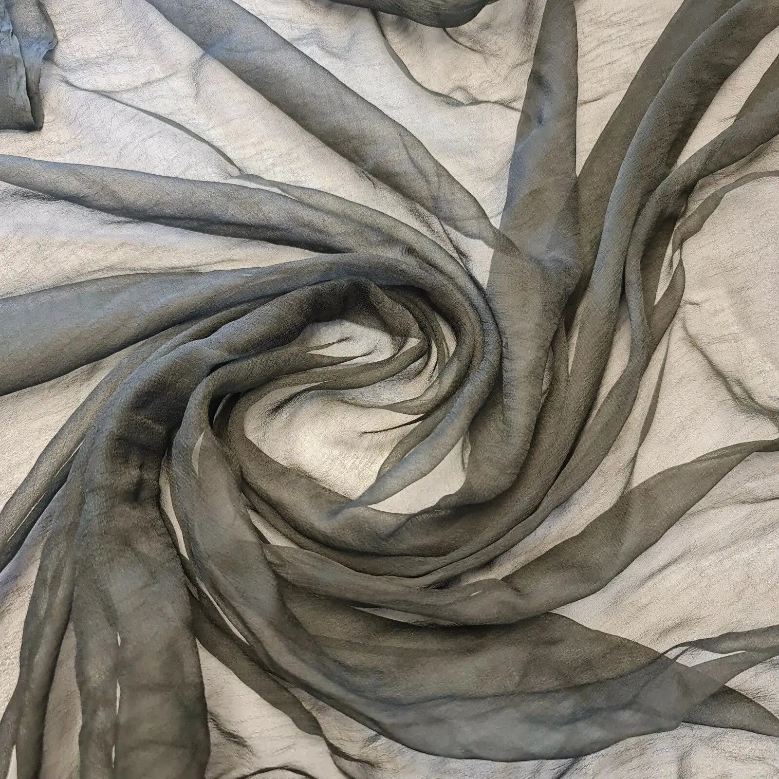 Vintage Japanese Crepe Silk Chiffon Georgette Fabric | Asahi Kasei | 36" (91cm) Wide Sheer Dress, Drape & Décor Material – Sold by the Metre