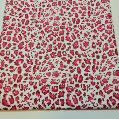 100% Cotton Printed Fabric | Leopard, Ditsy, Vintage, Polka & Rose Floral Designs – 44" (112cm) Wide Soft Dressmaking & Craft Material – Sold by the Metre