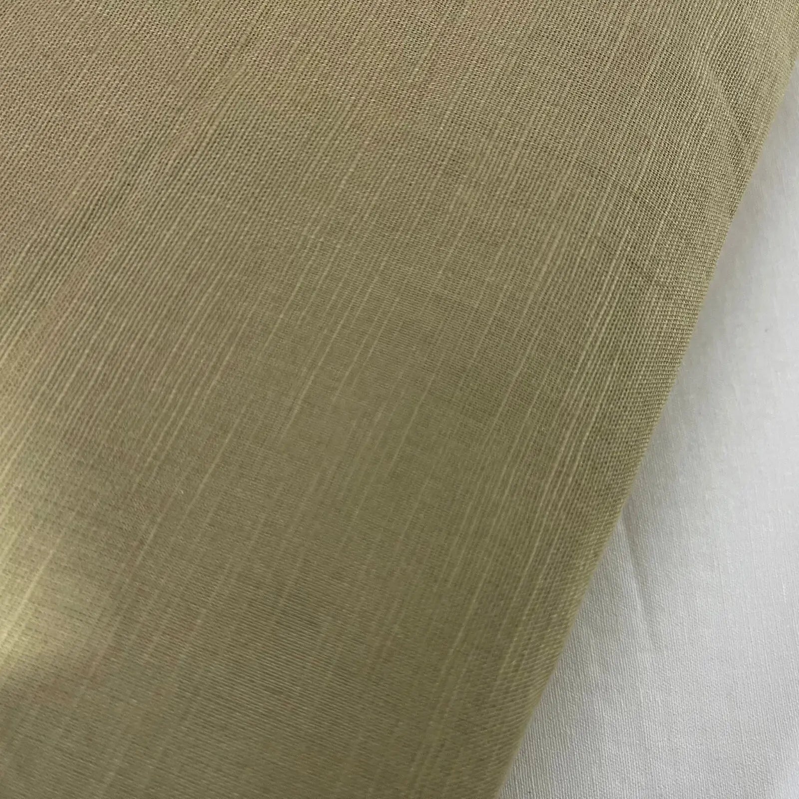 Plain 100% Cotton Linen Fabric | 58