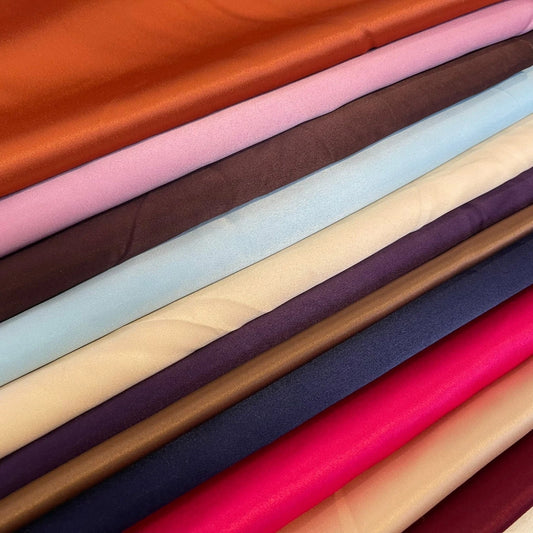 Heavyweight Dull Duchess Satin Fabric – Luxury Bridal & Dress Fabric 58" Wide by the Meter