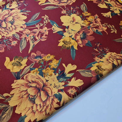 Scuba & Scuba Crepe Jersey Stretch Fabric | Printed Dress & Craft Material – Tartan, Floral, Paisley, Novelty Designs