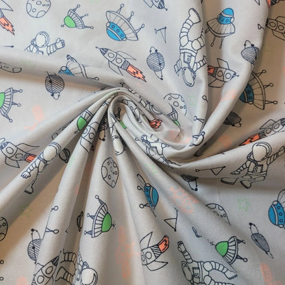 100% Cotton Brushed Flannel Winceyette Fabric | 44" (112cm) Wide Printed Quilting, Sewing & Craft Material – Sold by the Meter