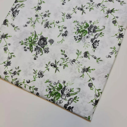 100% Cotton Printed Fabric | Leopard, Ditsy, Vintage, Polka & Rose Floral Designs – 44" (112cm) Wide Soft Dressmaking & Craft Material – Sold by the Metre