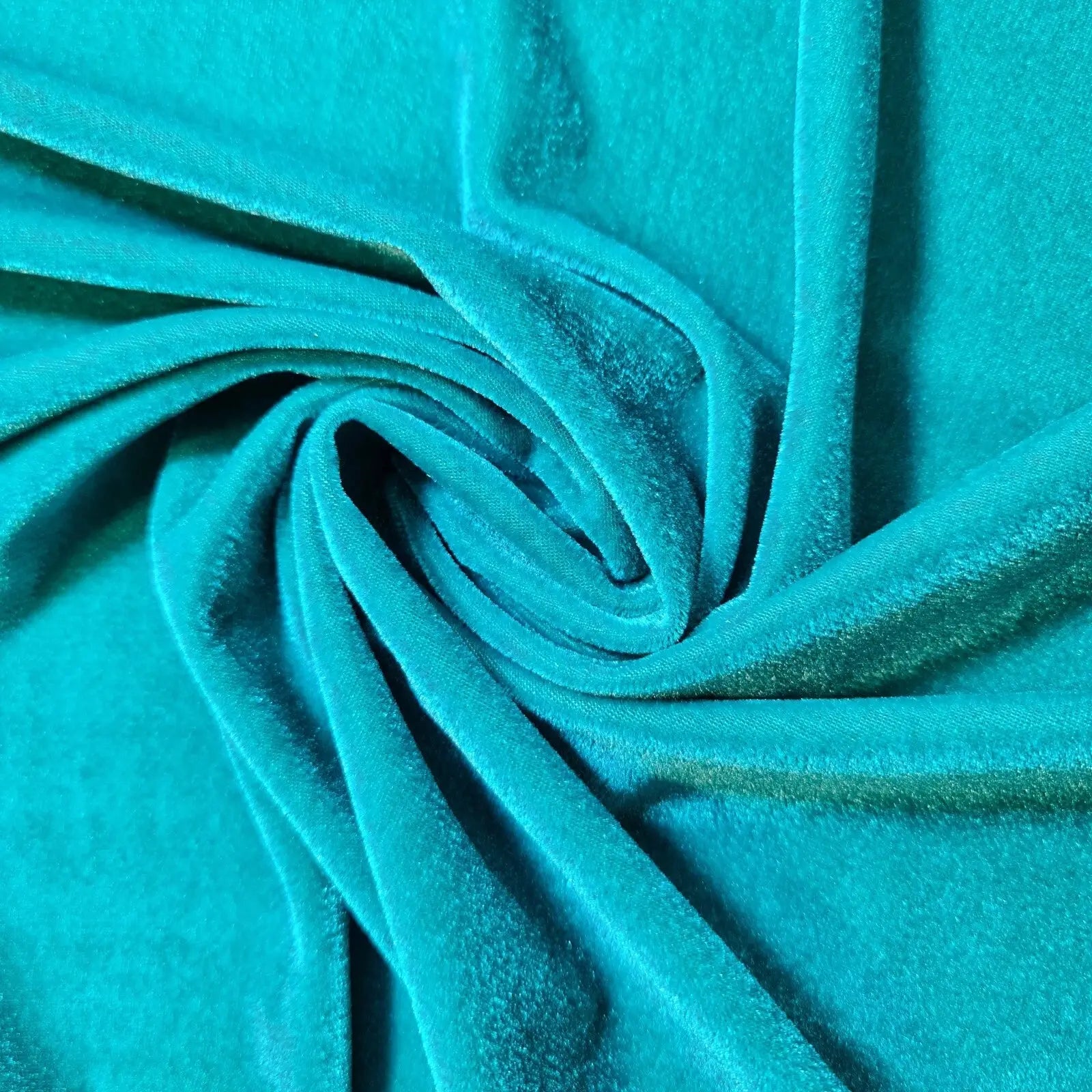Plain Velvet Fabric – Soft Stretch Velour 147cm (58") Wide by the Metre